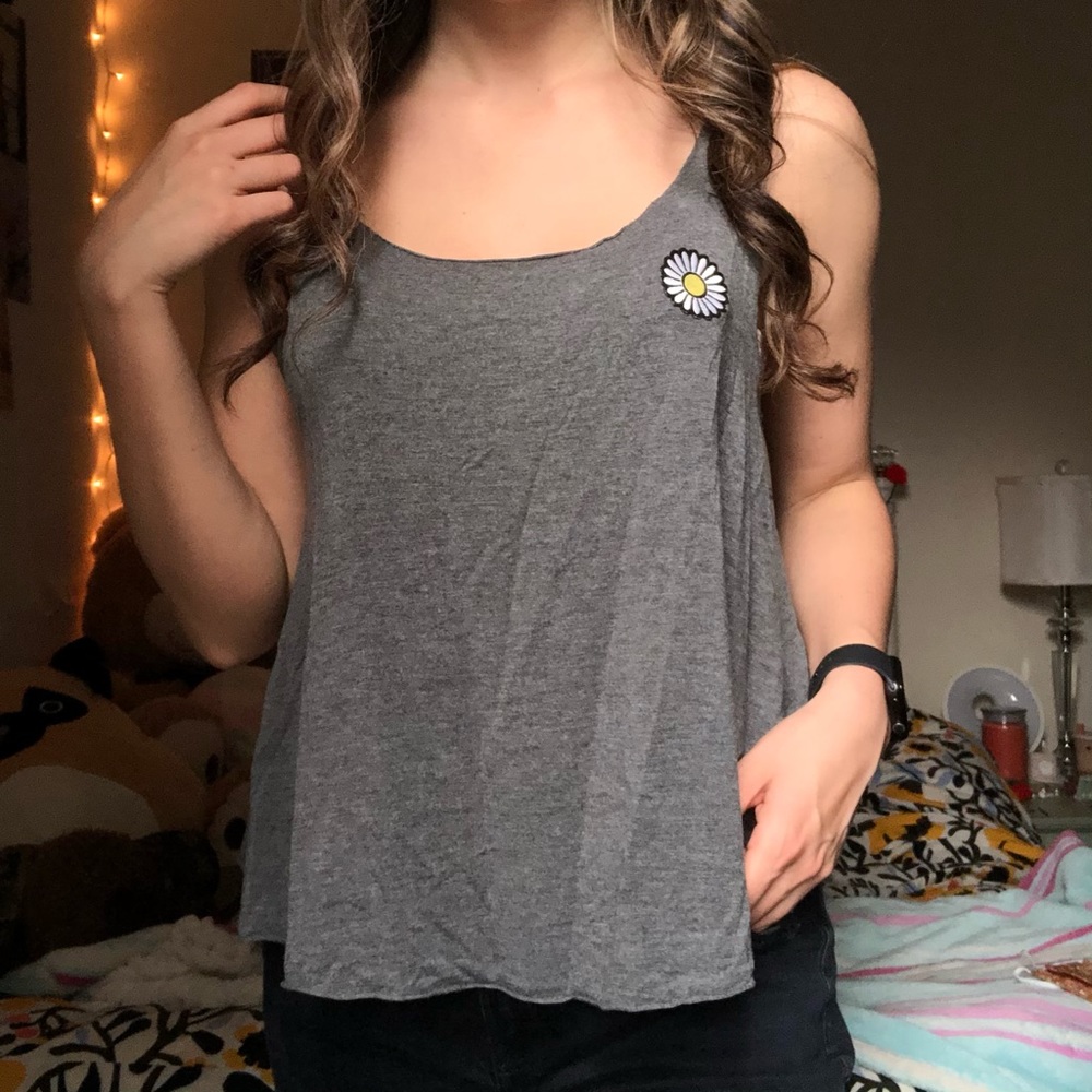 American Eagle Flower Tank Top